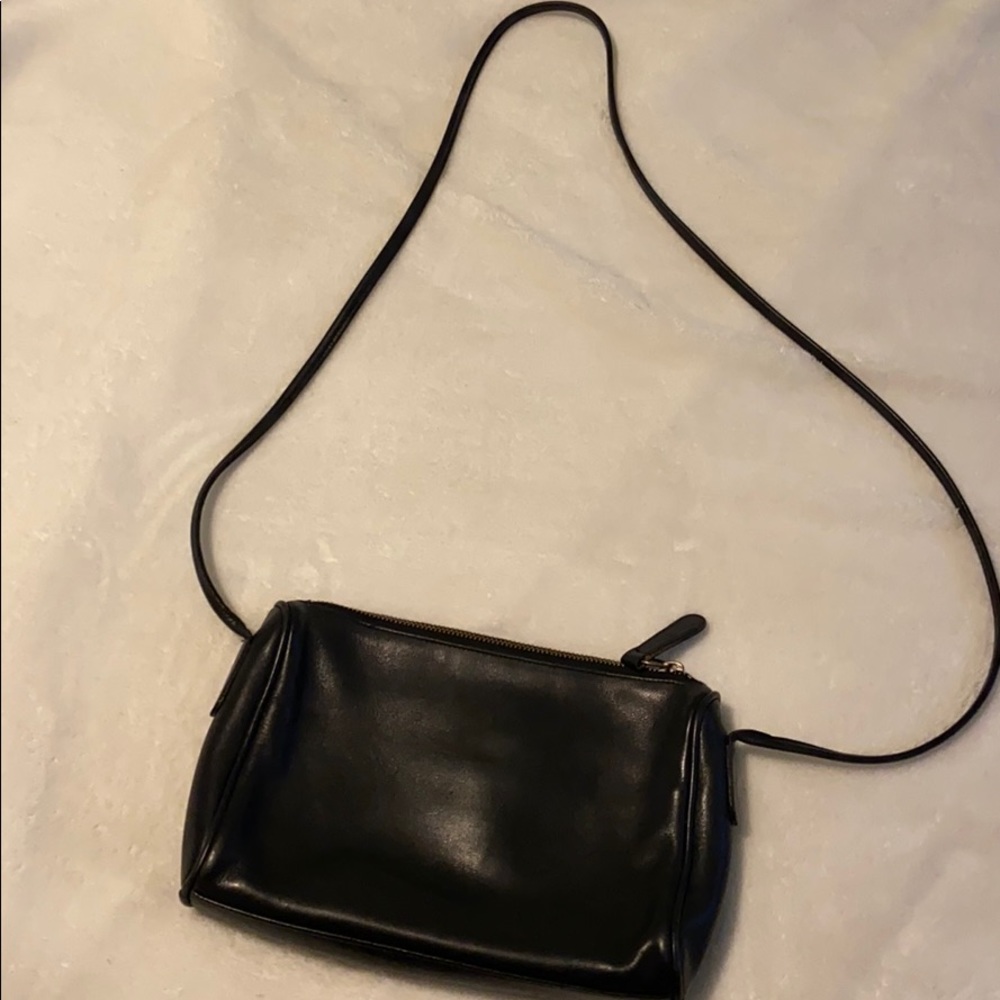 Black leather Coach Purse